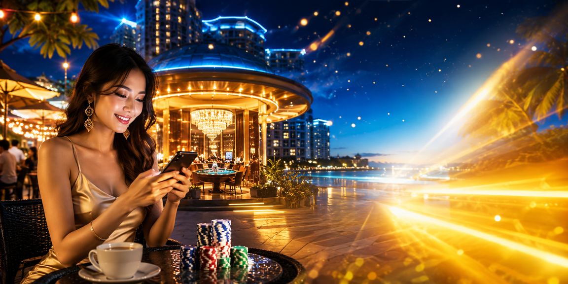 Pengguna Malaysia mengakses sokongan v100 melalui telefon pintar di Genting Highlands