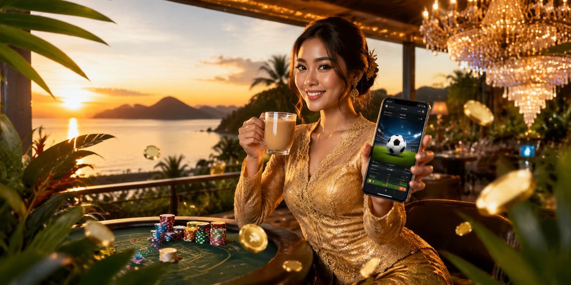 Pengguna dari Kota Kinabalu menyemak odds perlawanan sukan di v100 menggunakan telefon pintar